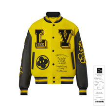 Load image into Gallery viewer, &quot; Louis Vuitton Leather Embroidered Varsity 🦅&quot;
