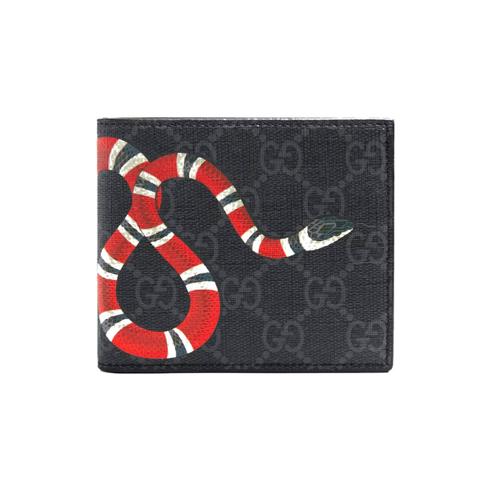 01' Gucci Leather Snake Wallet 🐍