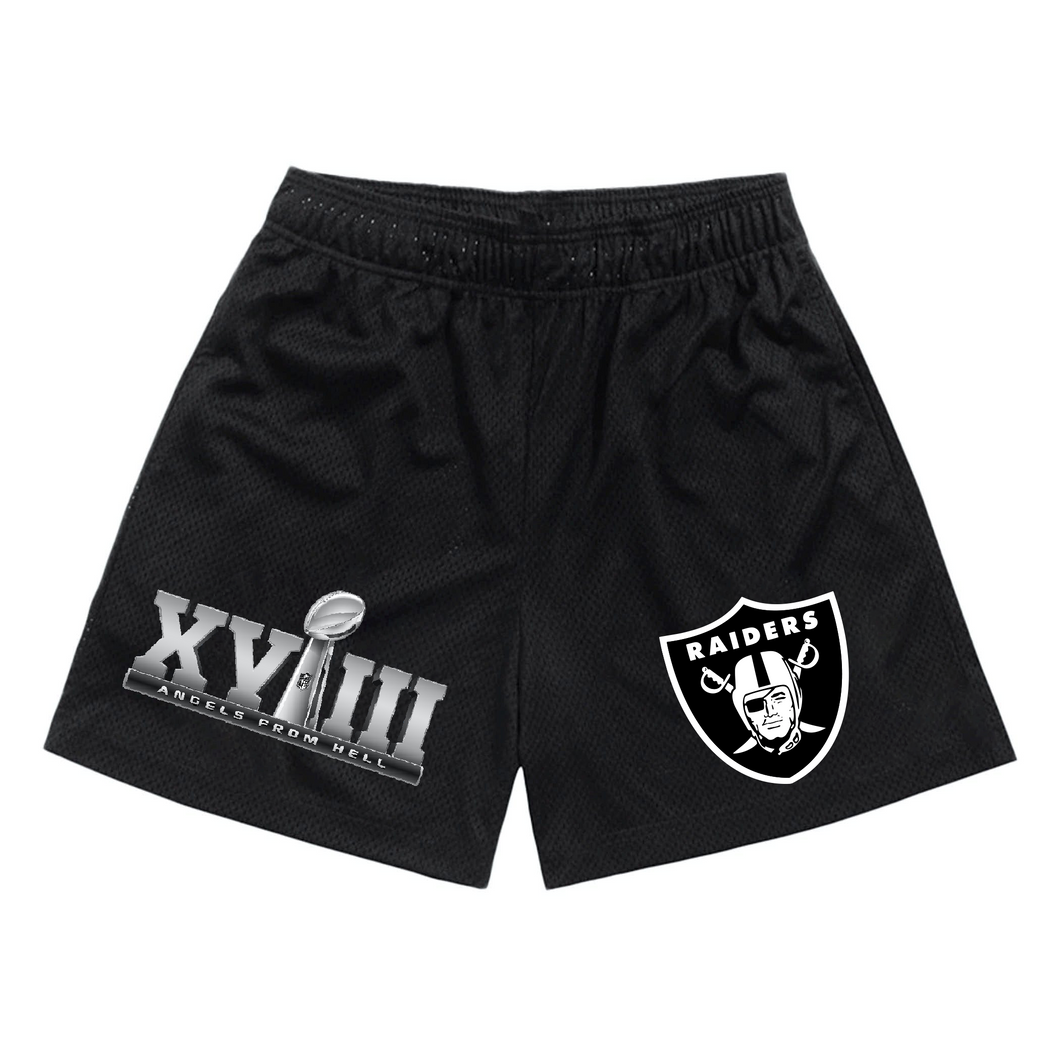 XVIII Raiders Mesh Shorts